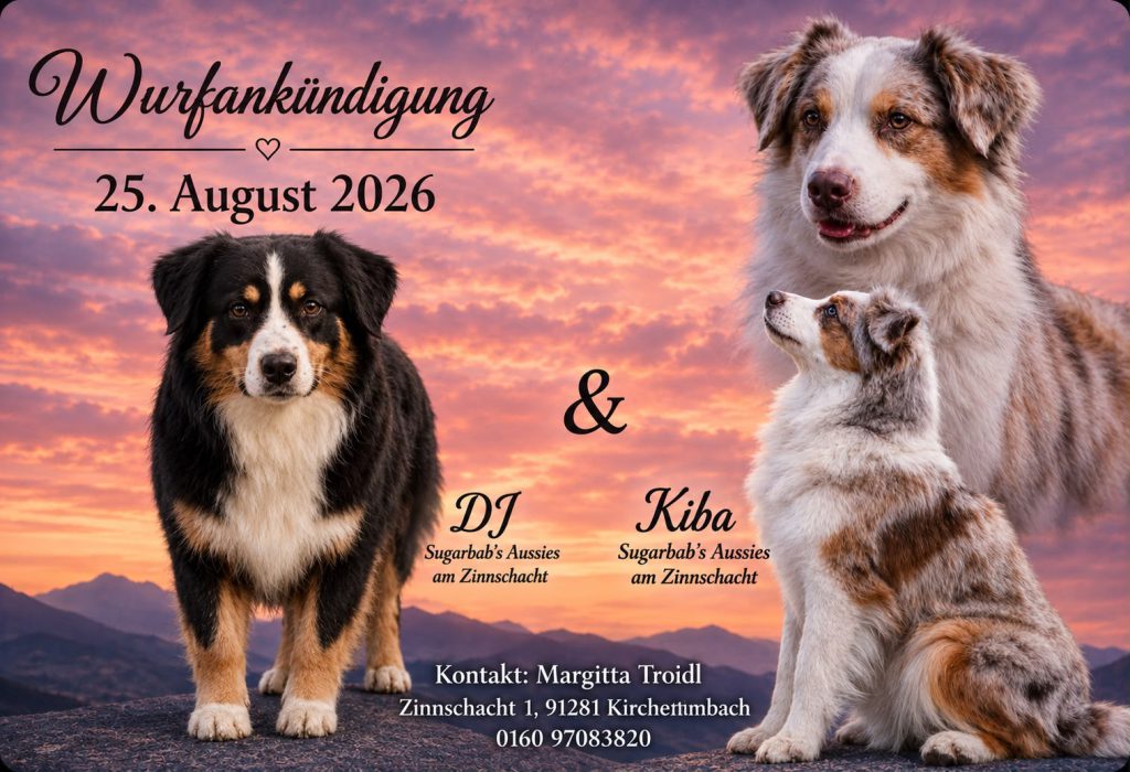 Wurfankkündigung August